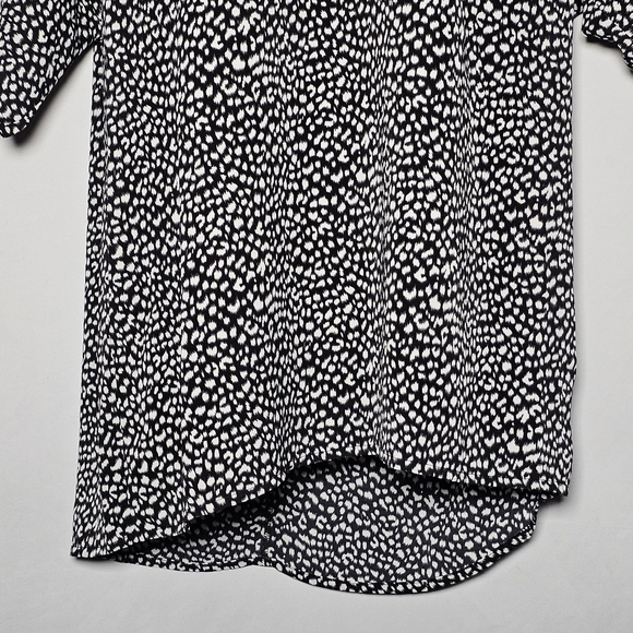 Annva short dolman sleeve mock neck tunic top large nwt - Picture 7 of 8